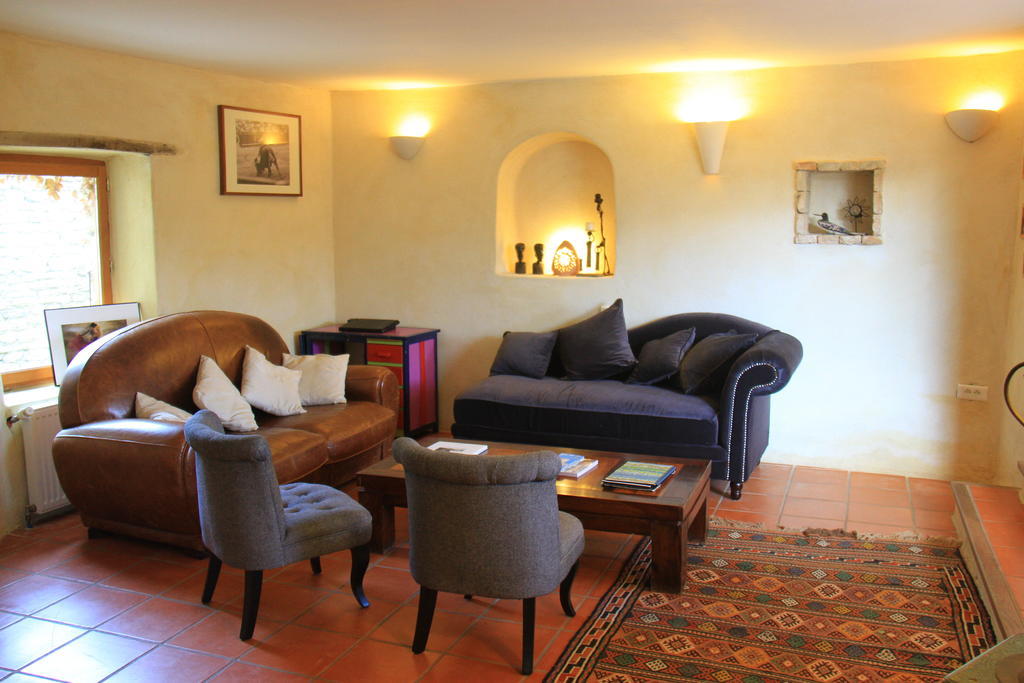 La Salamandre Bleue Villa Chantemerle-lès-Grignan Rum bild