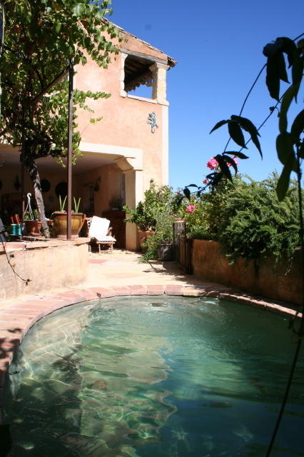 La Salamandre Bleue Villa Chantemerle-lès-Grignan Exteriör bild